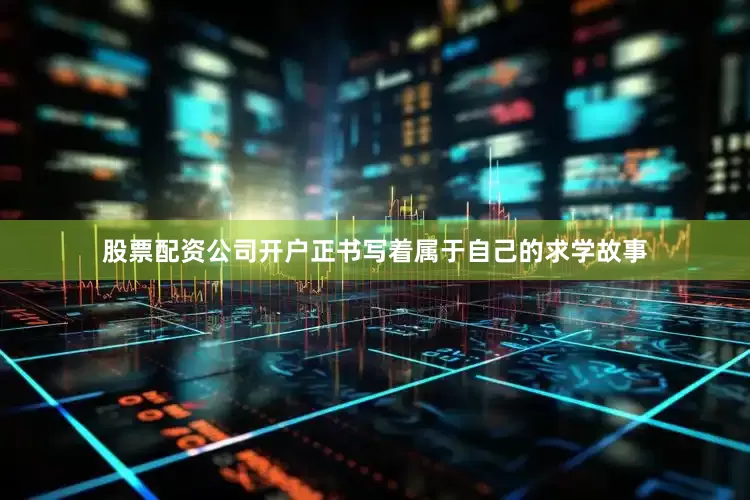 股票配资公司开户正书写着属于自己的求学故事