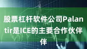 股票杠杆软件公司Palantir是ICE的主要合作伙伴